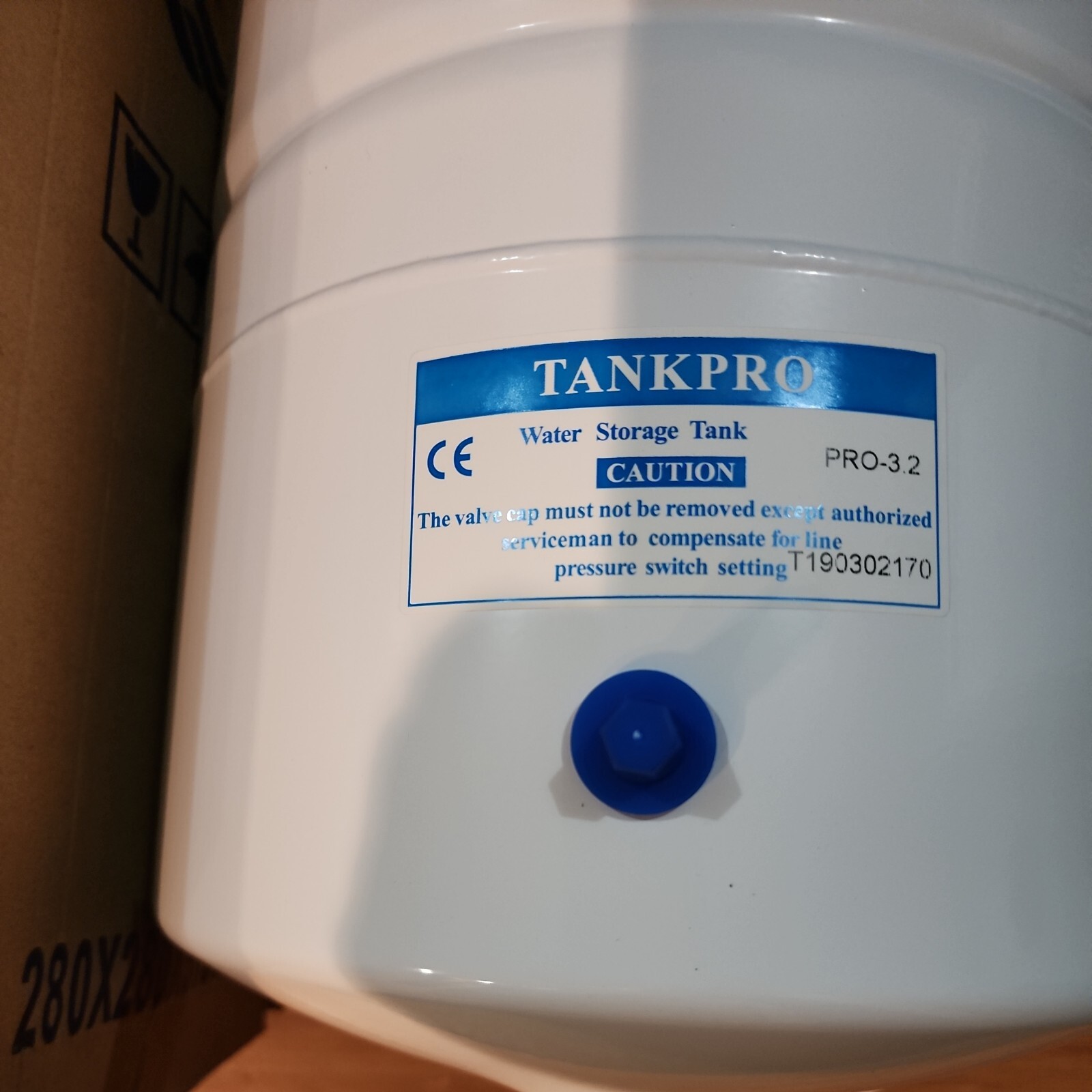 Tanque de almacenamiento de agua de ósmosis inversa TANKPRO (PRO 3.2G) PRO-3.2 1/4” NPTM NUEVO- - Image 4