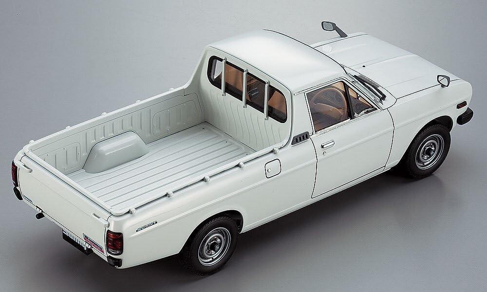 DATSUN Sunny Truck Hasegawa Model kit box 1:24 WHITE B120 1200 Ute Long Body - Image 4