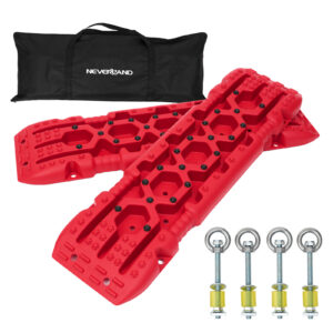 2 PIEZAS Pistas de Recuperación Arena Barro Nieve Tablas de Tracción Off Road Mat Neumático Escalera 4x4-