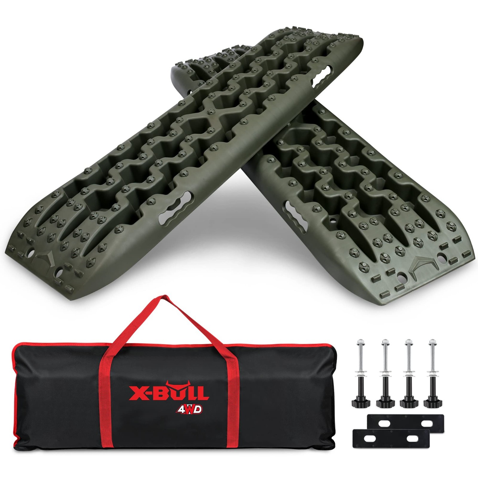 X-BULL Placas de Tracción Pistas de Recuperación Tableros 2 PIEZAS Pistas de Arena Nieve 4x4 Gen3.0-