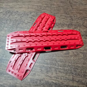 Placa de tracción de recuperación a escala 1:10 RC (paquete de 2) accesorio sobre orugas - plástico EE. UU.-