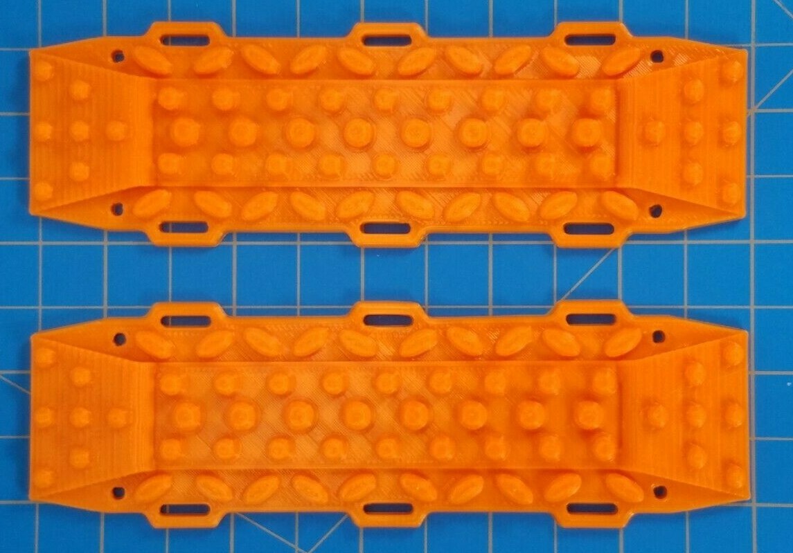 Placa de recuperación escala 1/10 RC ESCALERA DE ARENA paquete de 2 accesorios sobre orugas impresos en 3D- - Image 2