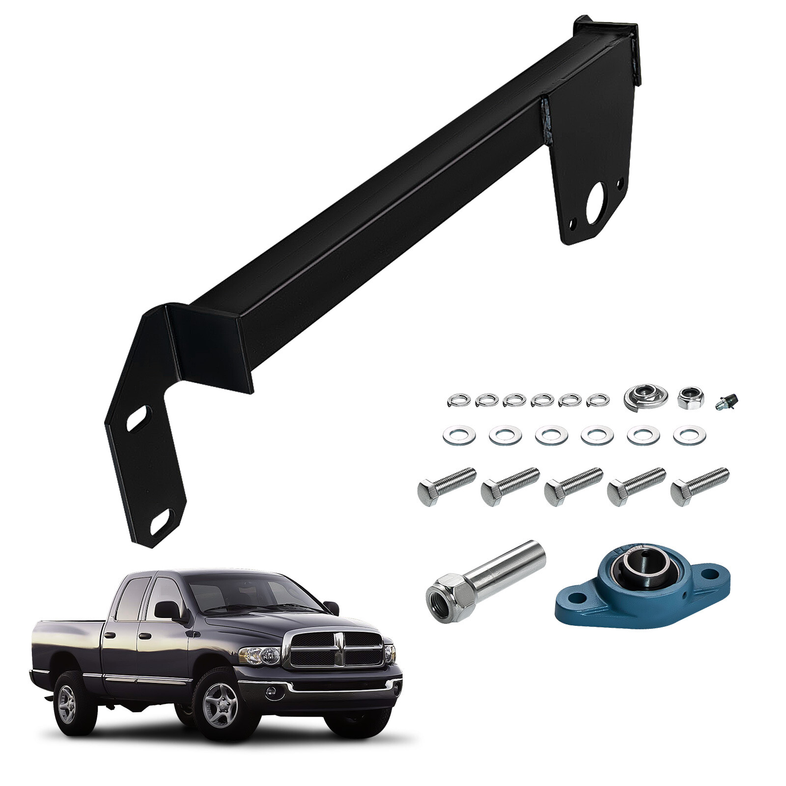 Steering Gear Box Stabilizer Bar Brace 4wd Gearbox for Dodge Ram 94-02 1500 - Image 2
