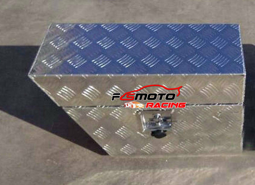 30"x10"x16" Pair Aluminium Undertray TRAILER Underbody Ute Tool Box bed Truck - Image 3