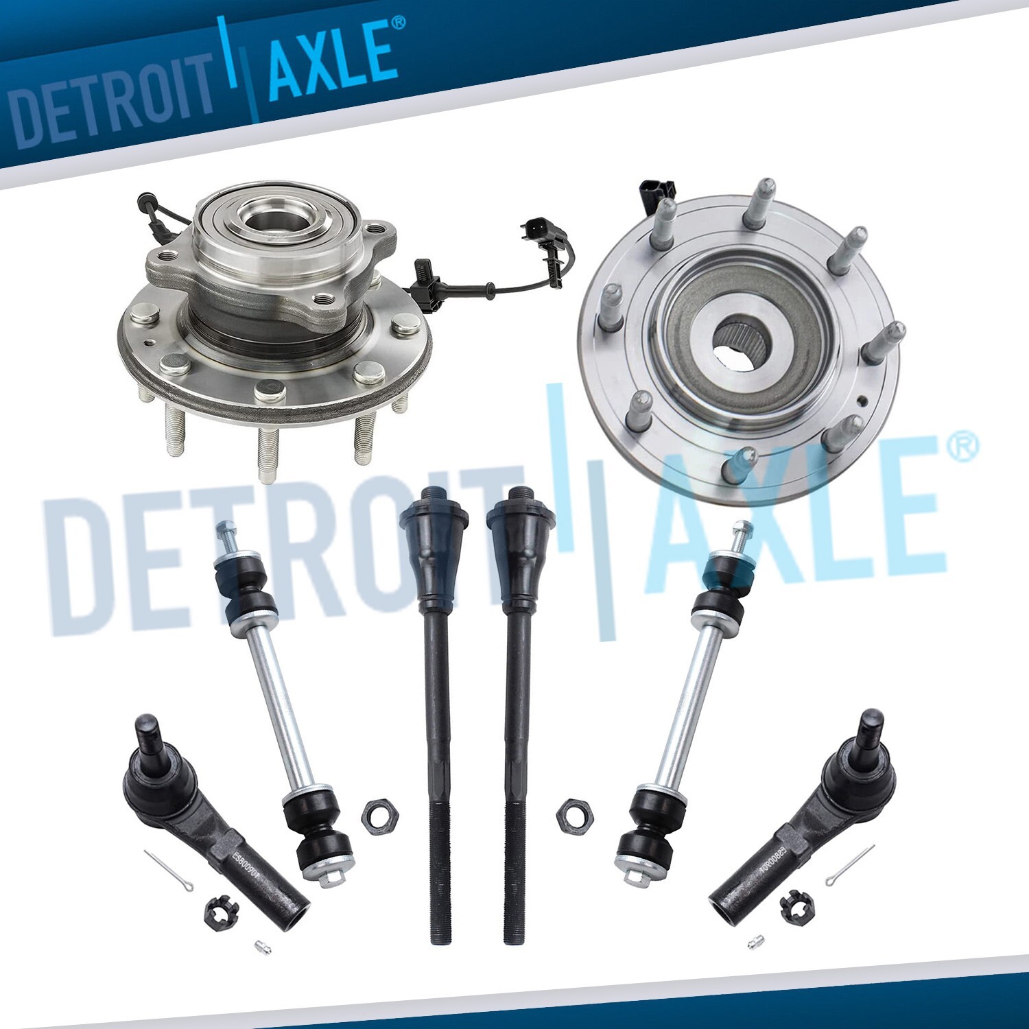 Kit de barras estabilizadoras de cojinetes de buje delantero 4x4 para Silverado Sierra 2500 3500 HD-