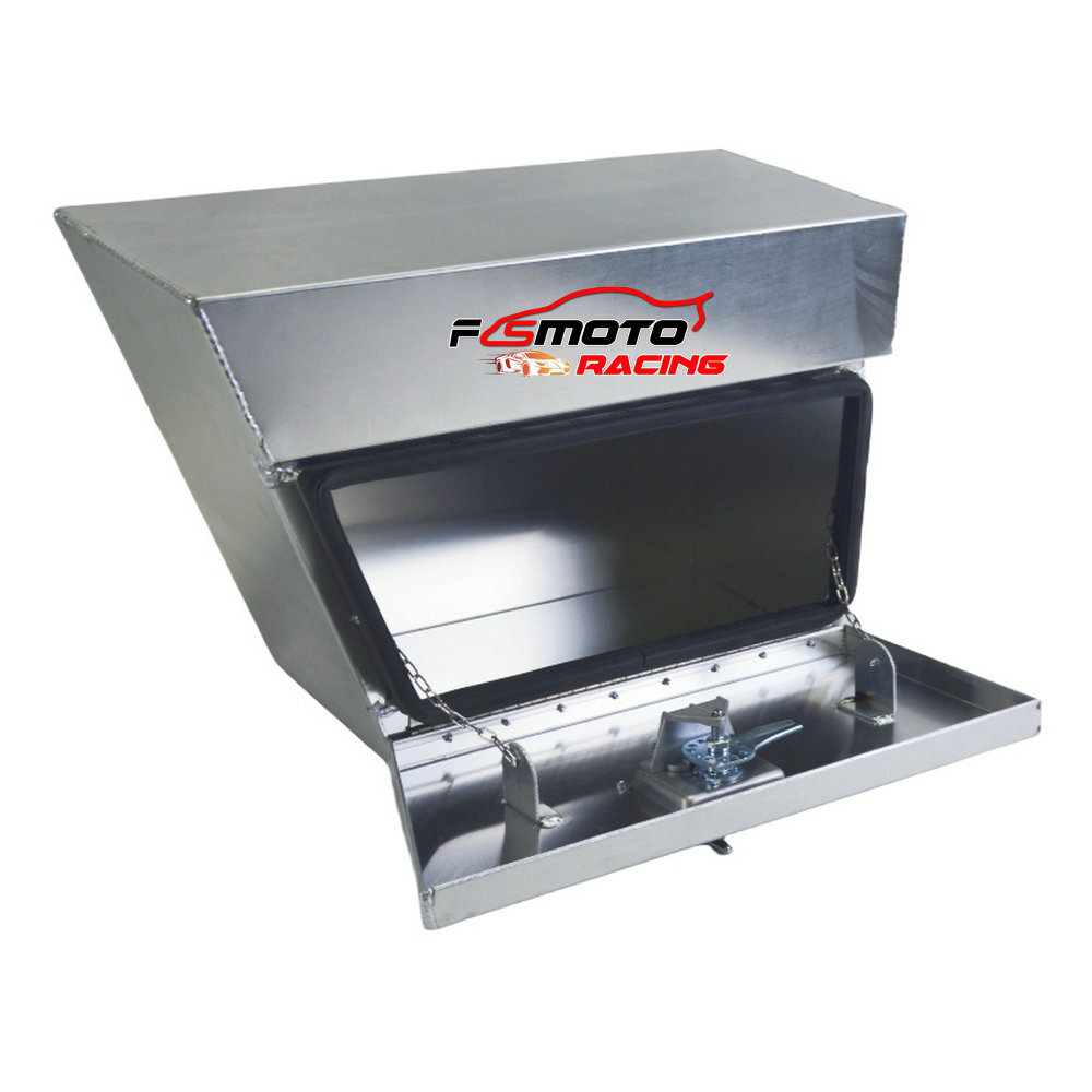 24"x10"x16" Pair Flat Aluminium Undertray Under Tray Truck Ute Tool Box toolbox - Image 3
