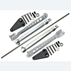 Barra estabilizadora trasera de aleación de aluminio + barras de equilibrio para pieza LOSI-1/10 4x4 Hammer Rey-