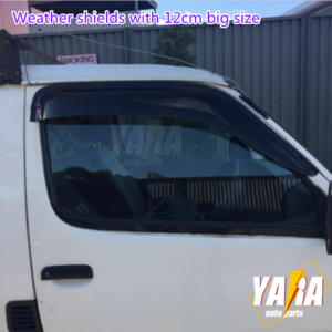 Weather Shields WeatherShields adecuados para Hiace 1992-2005 tintados 2 piezas-
