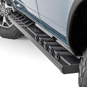 Barras de peldaños laterales Rough Country BA2 4 puertas para Ford Bronco 4x4 21-25-