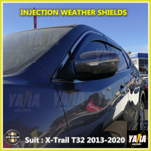 Weather Shields Weathershields with Chrome trims suits for X-Trail T32 2013-2020