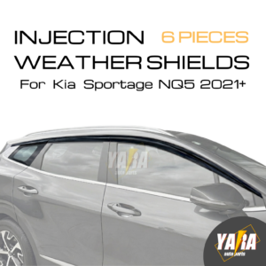 Parabrisas de lujo YARA 6 piezas para KIA Sportage NQ5 2021+ protectores contra la intemperie-