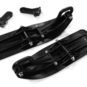 Kit de conversión de accesorio de trineo delantero negro para Losi 1/5 DBXL-E 2.0 4x4 (para tracción trasera)-