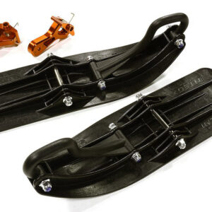 Juego de accesorios de esquí de trineo delantero para Losi 1/10 Lasernut U4 4x4 RTR (para tracción trasera)-