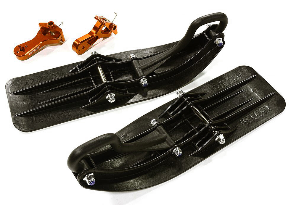 Juego de accesorios de esquí de trineo delantero para Losi 1/10 Lasernut U4 4x4 RTR (para tracción trasera)-