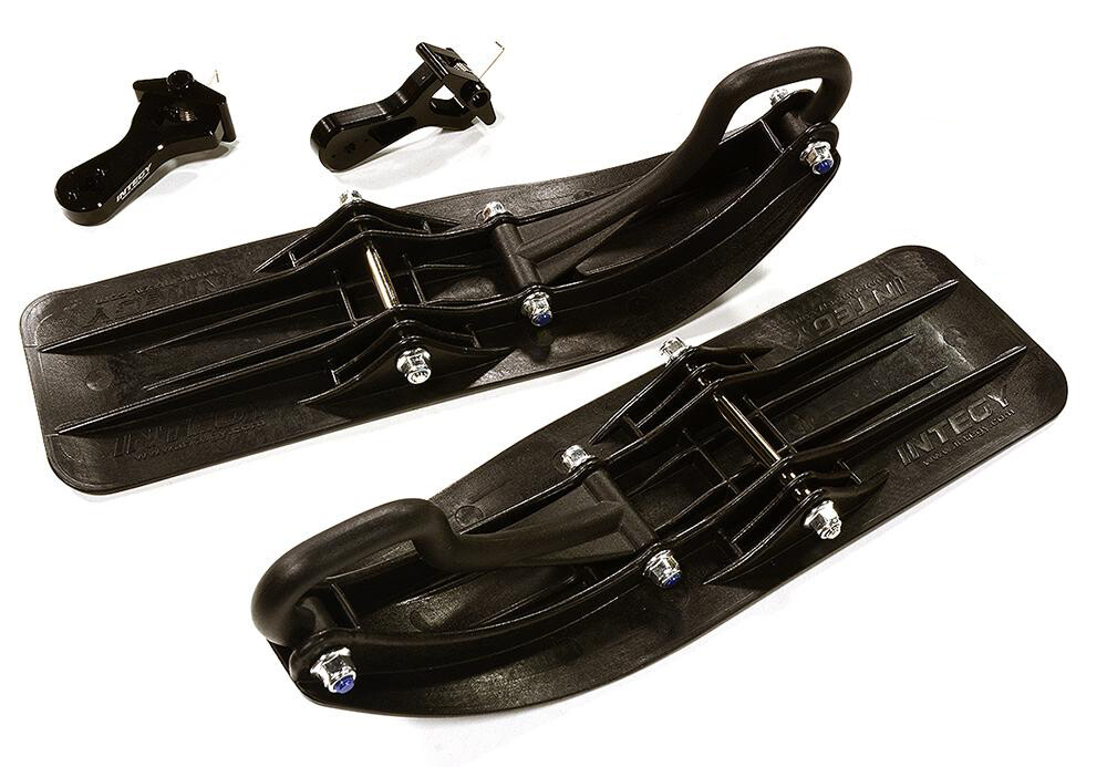 Juego de accesorios de esquí de trineo delantero para Losi 1/10 Lasernut U4 4x4 RTR (para tracción trasera)-