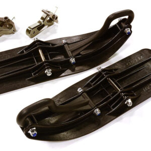 Juego de accesorios de esquí de trineo delantero para Losi 1/10 Lasernut U4 4x4 RTR (para tracción trasera)-