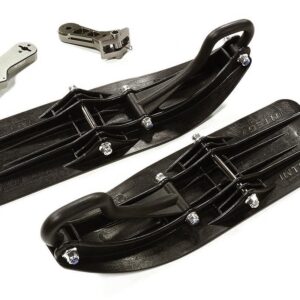 Kit de conversión de accesorio de trineo delantero gris para Losi 1/5 DBXL-E 2.0 4x4 (para tracción trasera)-