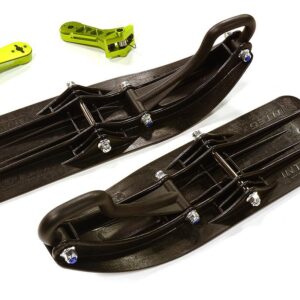 Kit de conversión de accesorio de trineo delantero verde para Losi 1/5 DBXL-E 2.0 4x4 (para tracción trasera)-