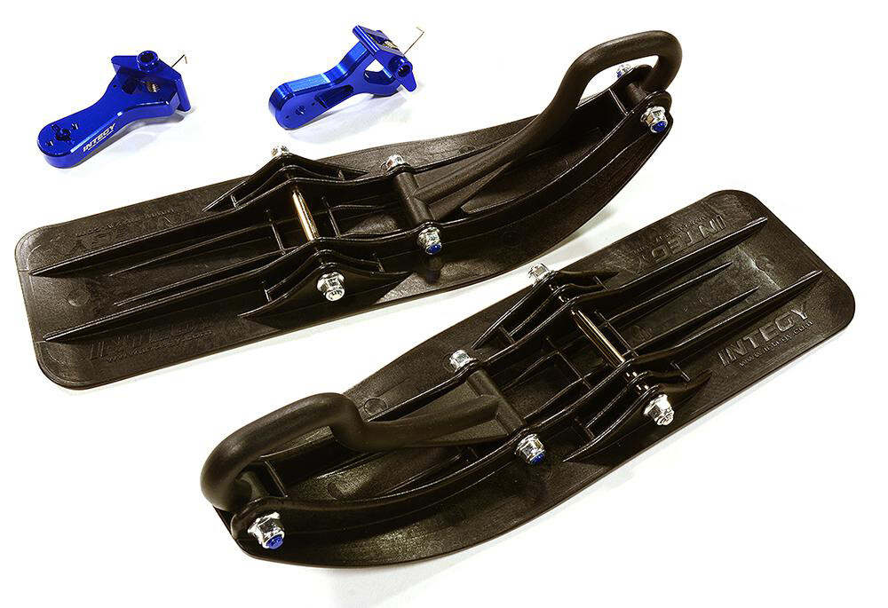Juego de accesorios de esquí de trineo delantero para Losi 1/10 Lasernut U4 4x4 RTR (para tracción trasera)-
