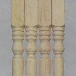 Juego de 4 patas de mesa de escritorio, pino liso 55*55*736 mm calidad convertida A55WD-