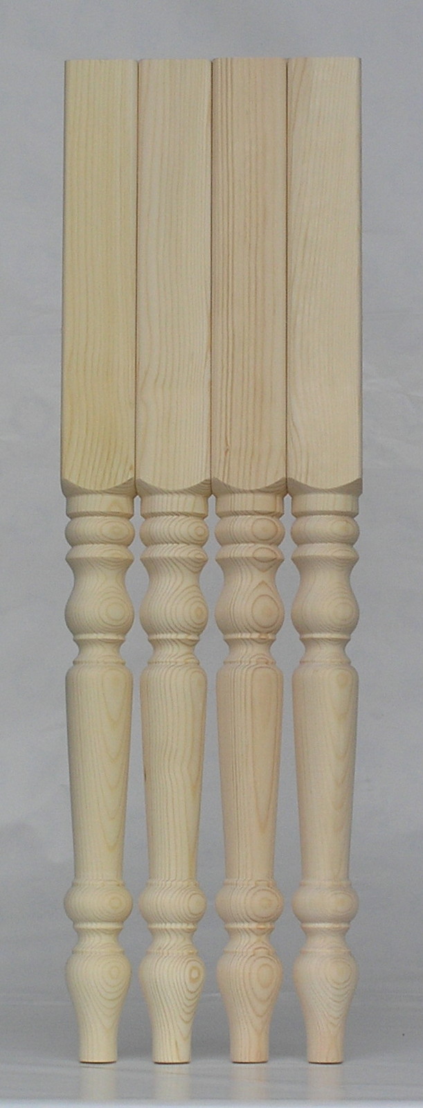 Juego de 4 patas de mesa de escritorio, pino liso 55*55*736 mm calidad convertida A55WD-