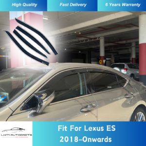 Protectores meteorológicos adecuados para Lexus ES300h 2018-2024 tintados-