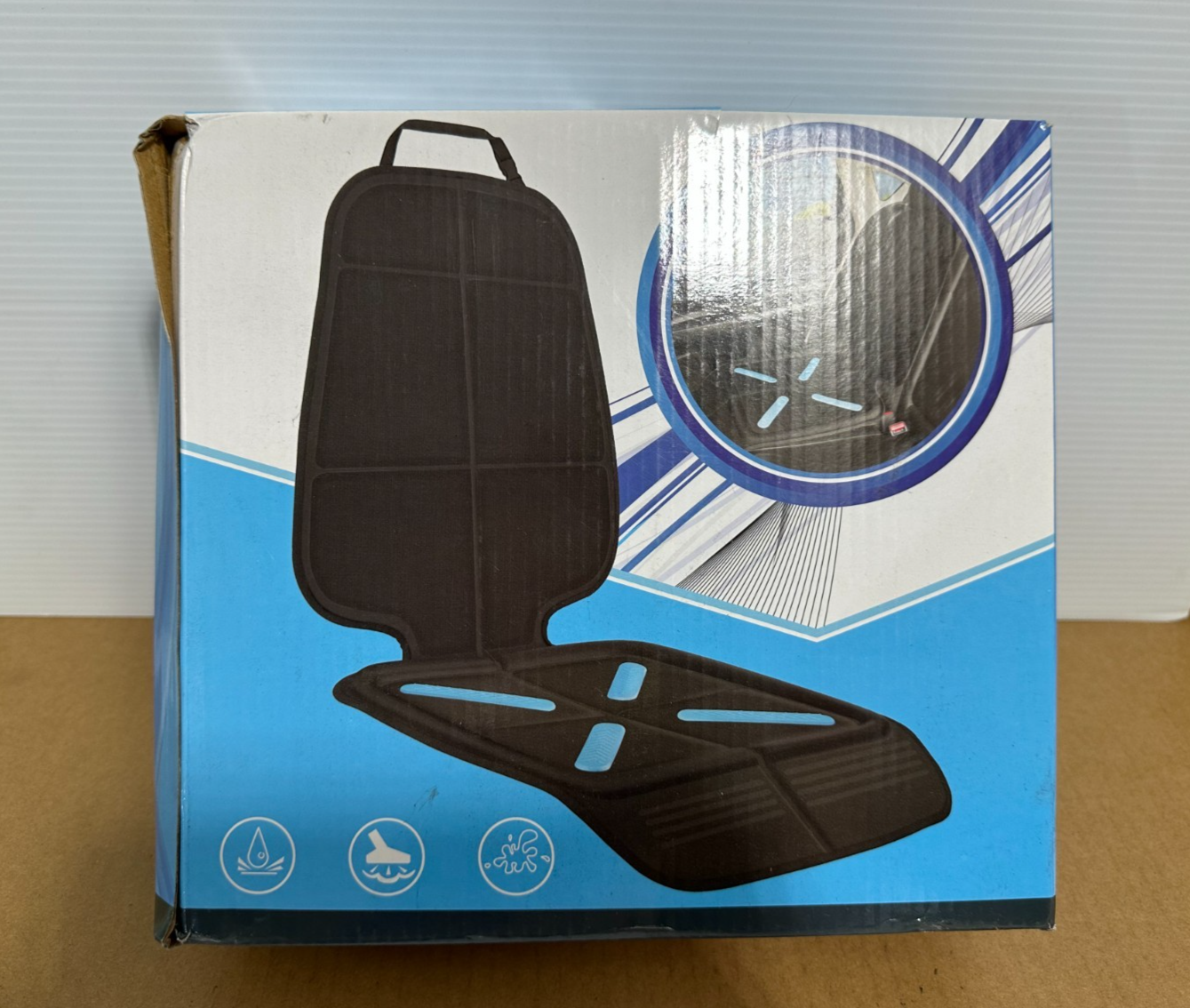 Protector de asiento de coche para bebé niño proteger automotriz vehículo cuero- - Image 2