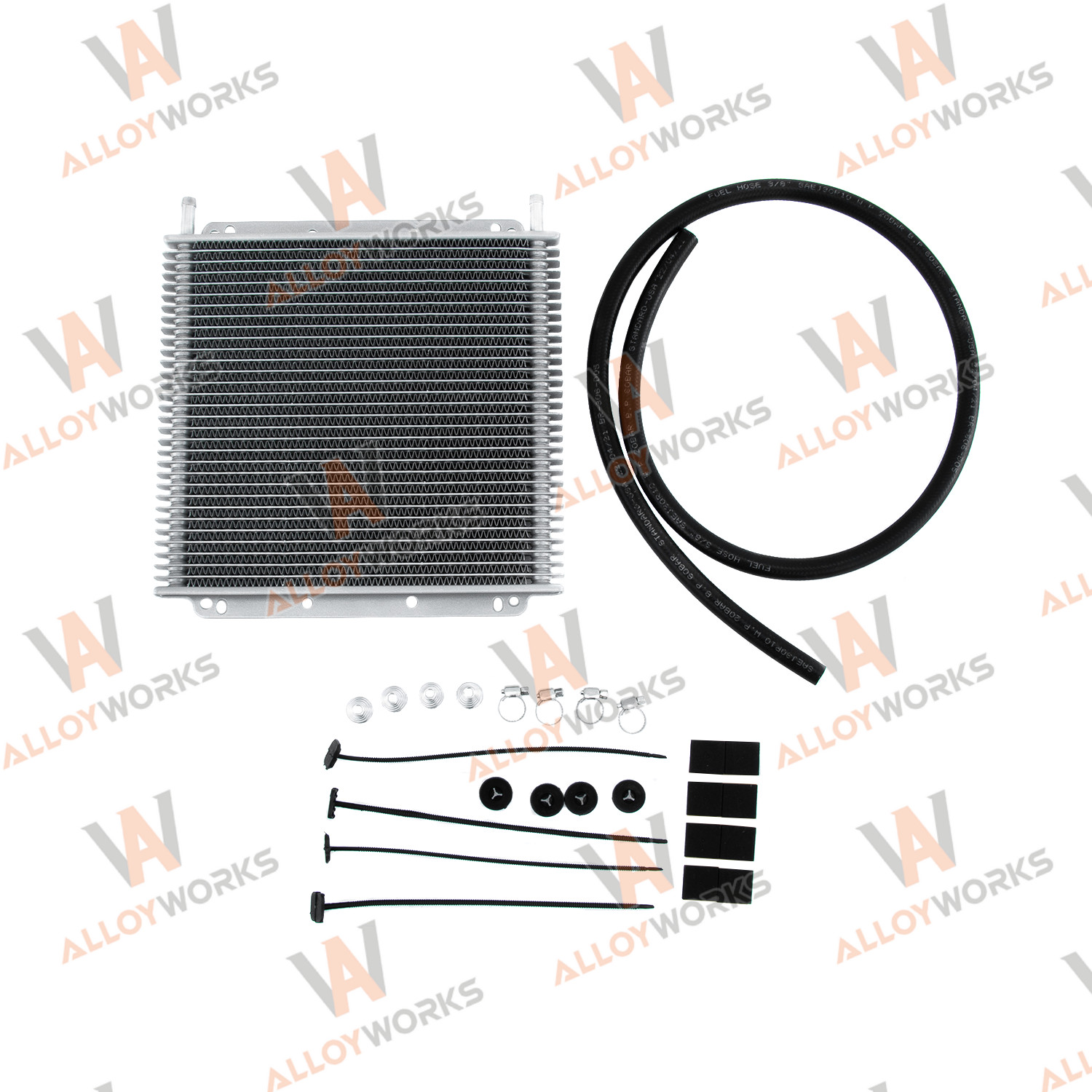 Kits de enfriador de aceite de transmisión de 30 placas de 10 x 10" aptos para motor V8 4x4 universal 1990+- - Image 4