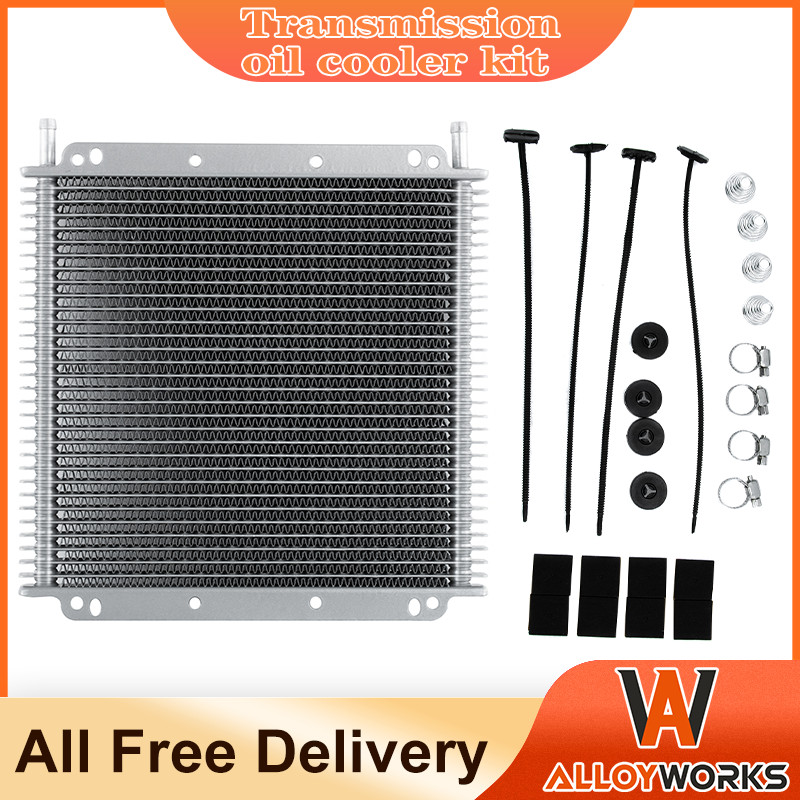 Kits de enfriador de aceite de transmisión de 30 placas de 10 x 10" aptos para motor V8 4x4 universal 1990+-