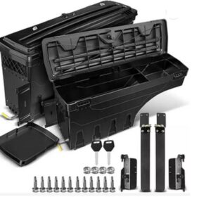 A Pair Ute Swing Tool Box Storage fits Isuzu Dmax 2012-On Tub Lockable Side Box