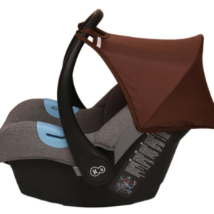 Cubierta universal de repuesto para asiento de coche para bebé sombrilla impermeable marrón-