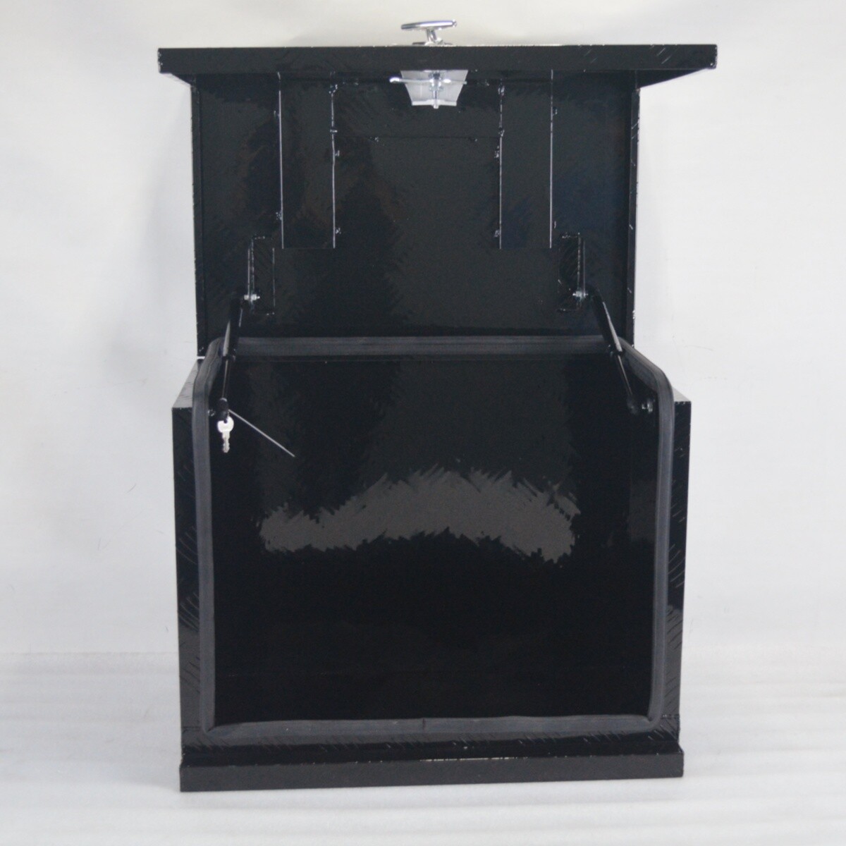 24" x 19" x 15" Black Aluminium Toolbox Caravan Ute Generator Fridge Tool Box - Image 4