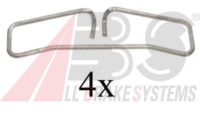 1691Q KIT MONTAJE PASTILLAS FRENO CUÑAS ABS DELANTERO PARA KIA SPORTAGE 2.0 I 4X4 2L 70KW- - Image 2