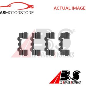 KIT MONTAJE PASTILLAS FRENO CUÑAS DELANTERAS ABS 1104Q PARA SUBARU SVX 3.3 I 24V 4X4 CXW-