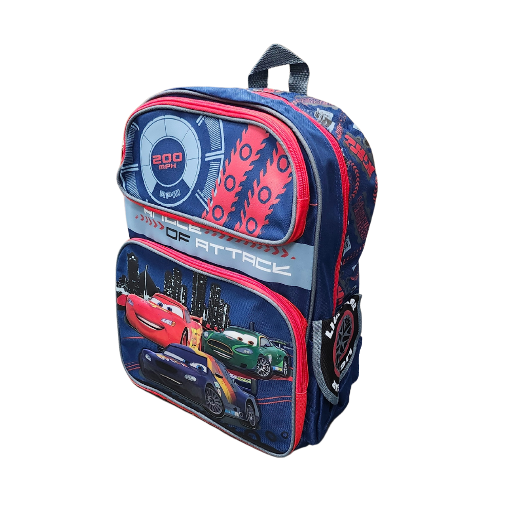 Mochila de Carga Grande Disney Pixar Cars Azul Marino 16", Bolsa de Viaje- - Image 2