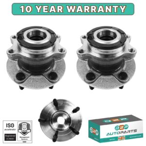 PAR DE KITS DE BUJES DE COJINETES DE RUEDA TRASERA PARA MITSUBISHI OUTLANDER 4X4 2012-2019-