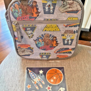 Pottery Barn Niños Escuela Lonchera Vacaciones Disney Viaje Guerra de las Galaxias Juego de Regalo de Bola-