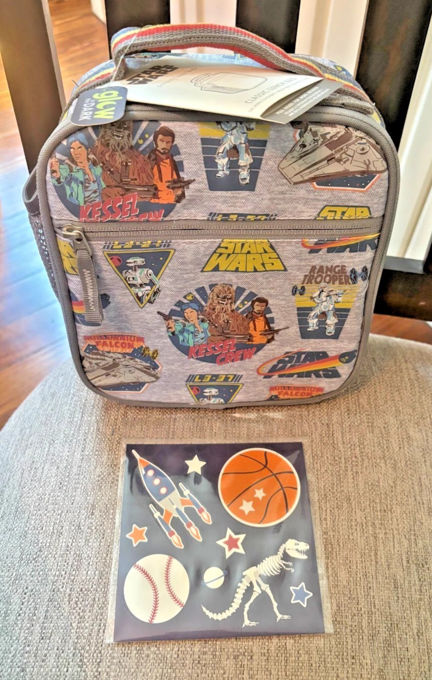 Pottery Barn Niños Escuela Lonchera Vacaciones Disney Viaje Guerra de las Galaxias Juego de Regalo de Bola-