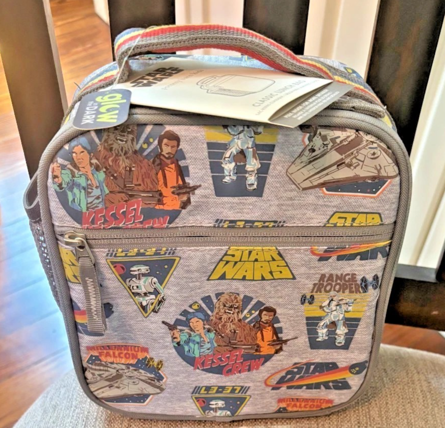 Juego de bolsa de regalo de bola Pottery Barn caja de almuerzo escolar vacaciones Disney viaje Guerra de las Estrellas-