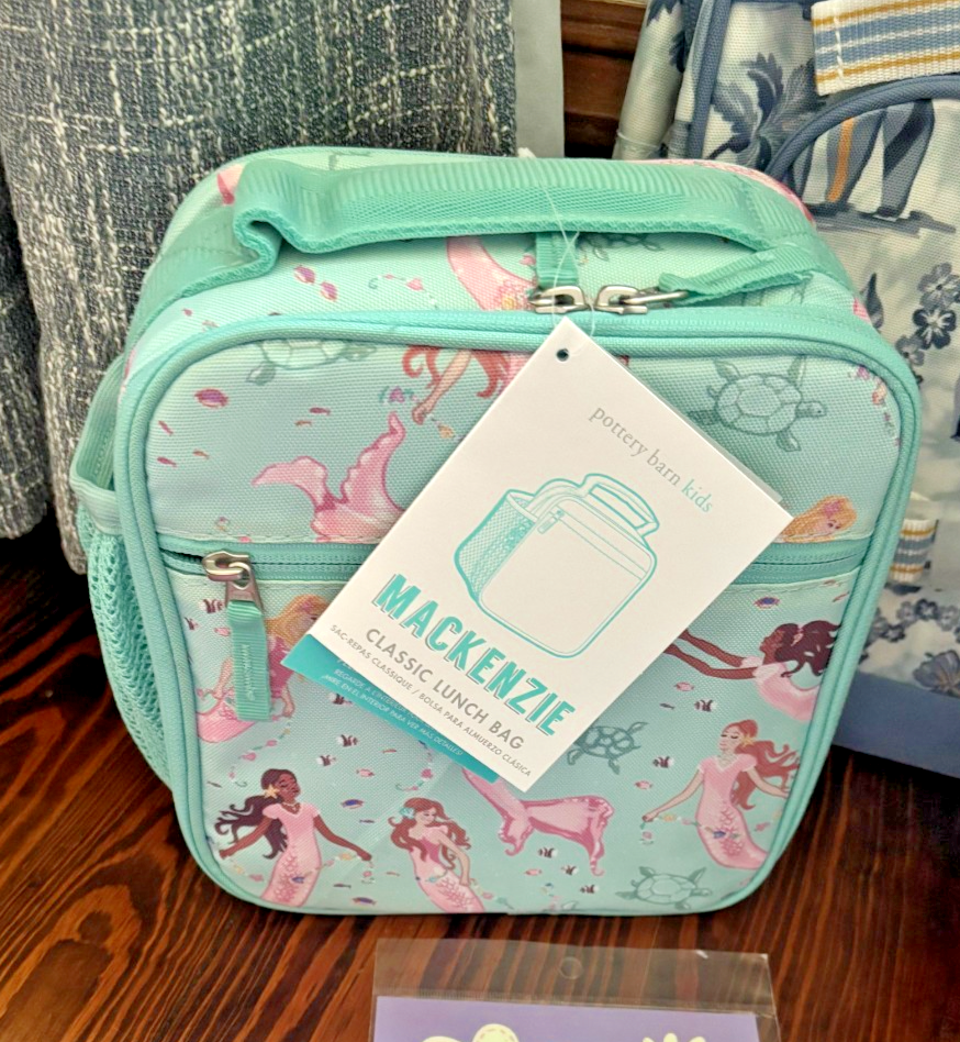 Caja de almuerzo escolar Pottery Barn para niños vacaciones Disney viaje SIRENA CONGELADA regalo nueva- - Image 2