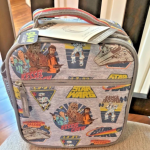 Caja de almuerzo escolar Pottery Barn para niños vacaciones Disney viaje Guerra de las Estrellas Bola regalo nueva-