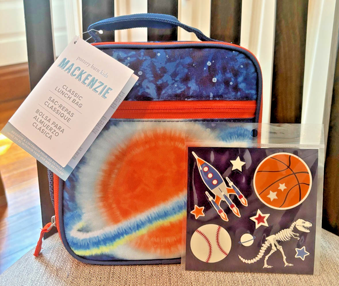 Pottery Barn Niño Lonchera Escolar Vacaciones Disney Viaje SPACE PLANET Juego de Regalo-