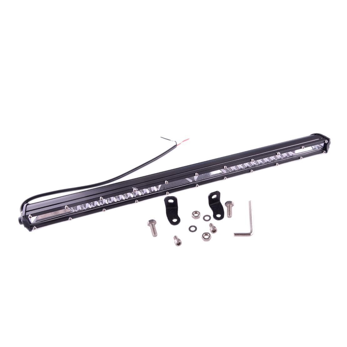 Barra de luz de trabajo LED ultra delgada de 20 pulgadas de una fila todoterreno 4X4 camión 4x4 SUV lo último- - Image 2