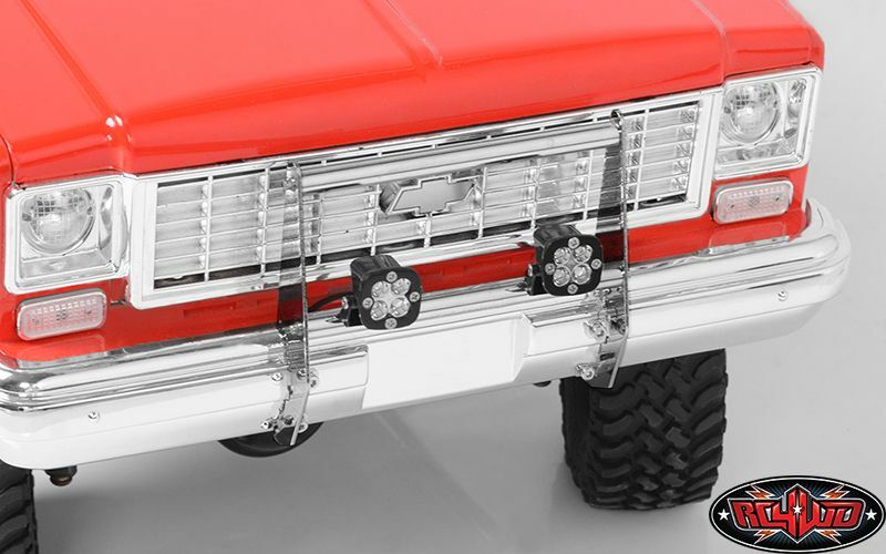 Barra de empuje RC4WD para parachoques delantero RC4WD Chevy K5 TF2 Z-X0036 PLATEADO estrecho- - Image 4
