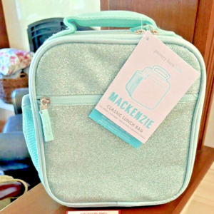 Caja de almuerzo escolar Pottery Barn para niños vacaciones Disney viaje BRILLO CONGELADO regalo nueva-