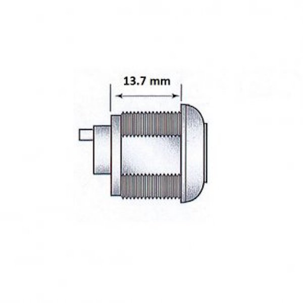 Lock Cylinder For Flush Lockable Folding T Handle-Tool box, Ute Canopy Lock - Image 5