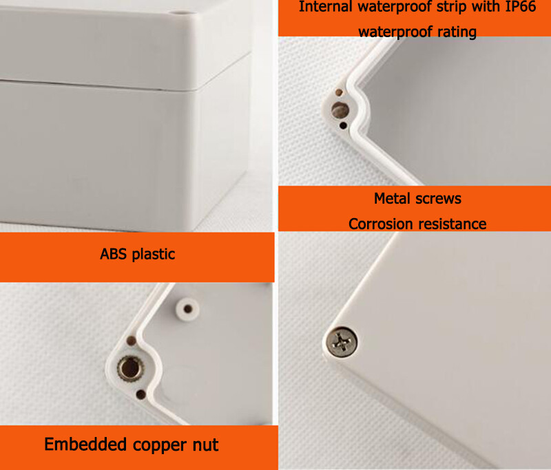 IP65 Outdoor Waterproof Box Case ABS Plastic Electronics Project Box Enclosure - Image 3