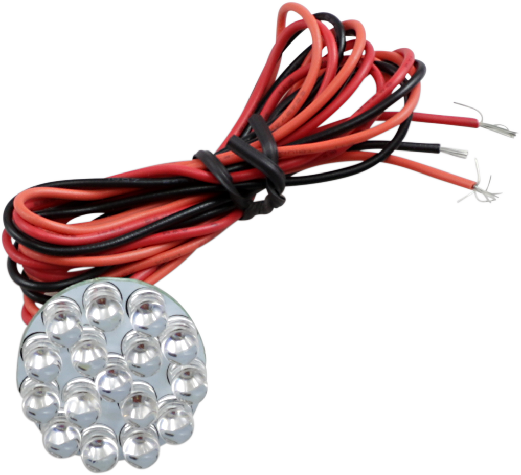 CUSTOM DYNAMICS 1" Universal Rojo LED Cluster GEN-100-R para Iluminación Automotriz-