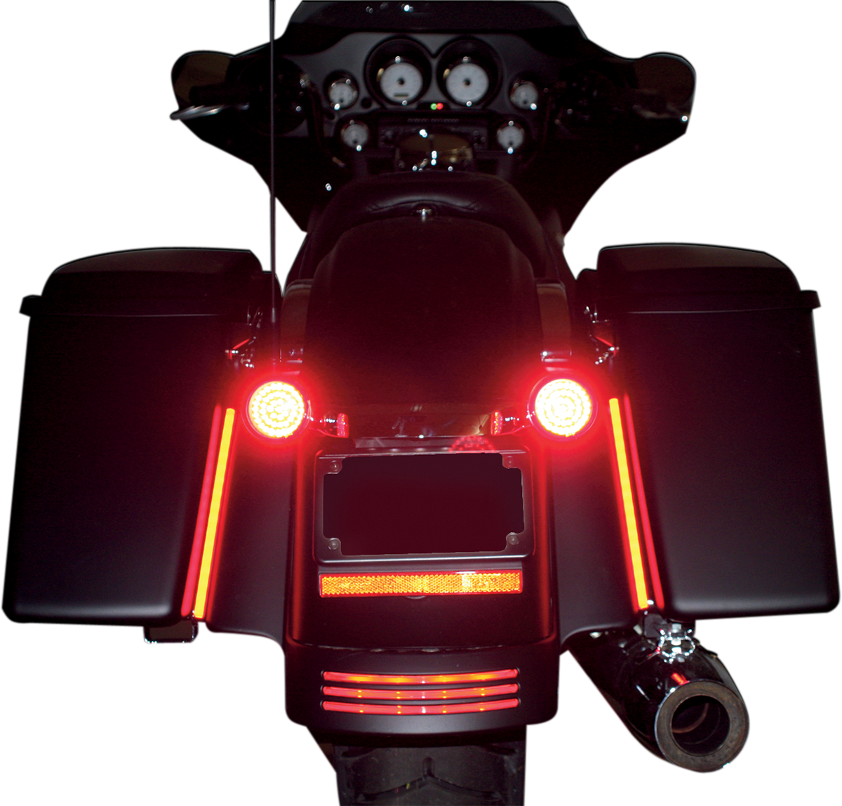CUSTOM DYNAMICS 1" Universal Rojo LED Cluster GEN-100-R para Iluminación Automotriz- - Image 2