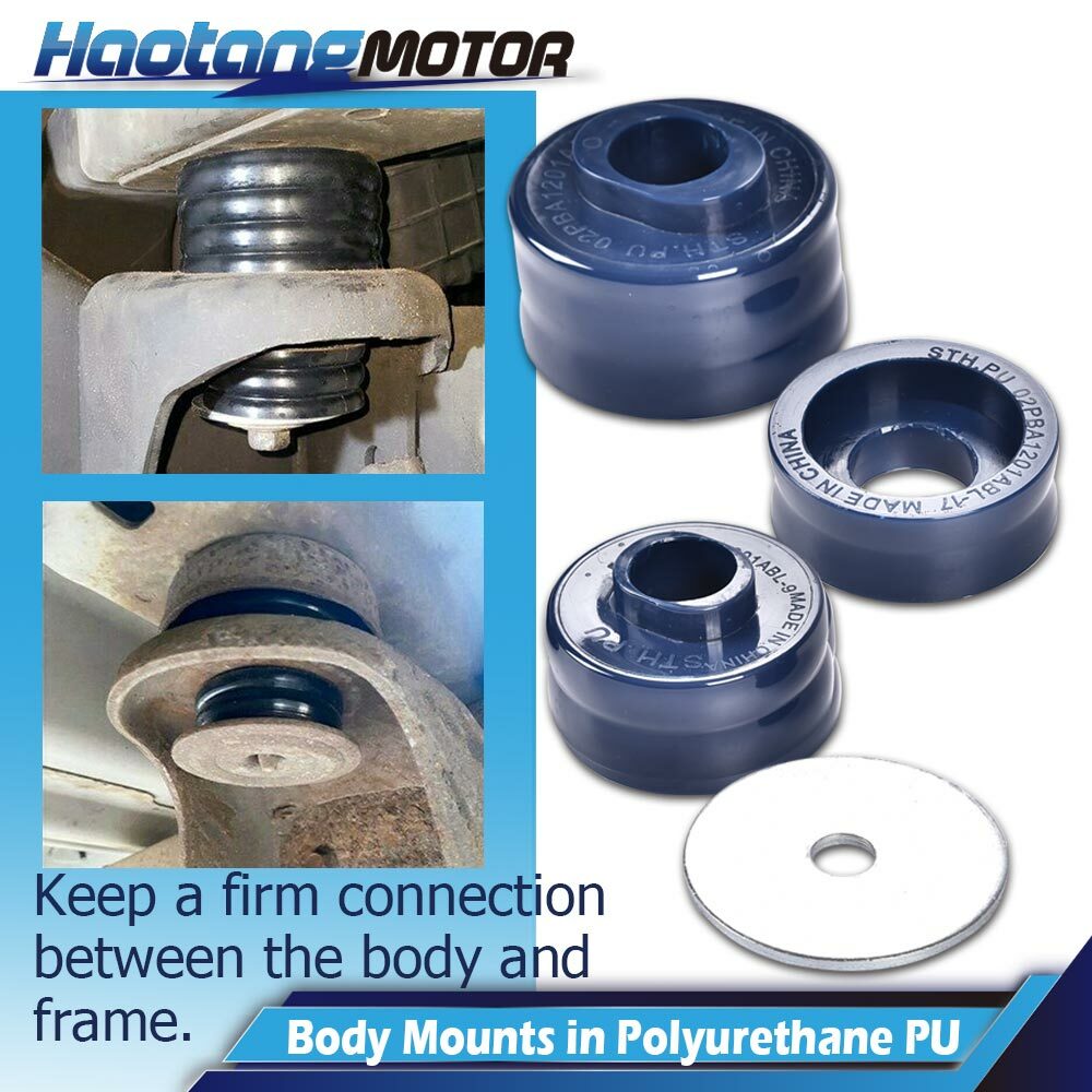 Kit de buje de montaje de cabina de carrocería para Ford F250 Super Duty 99-17 2x2/4x4 KF04060BK- - Image 4